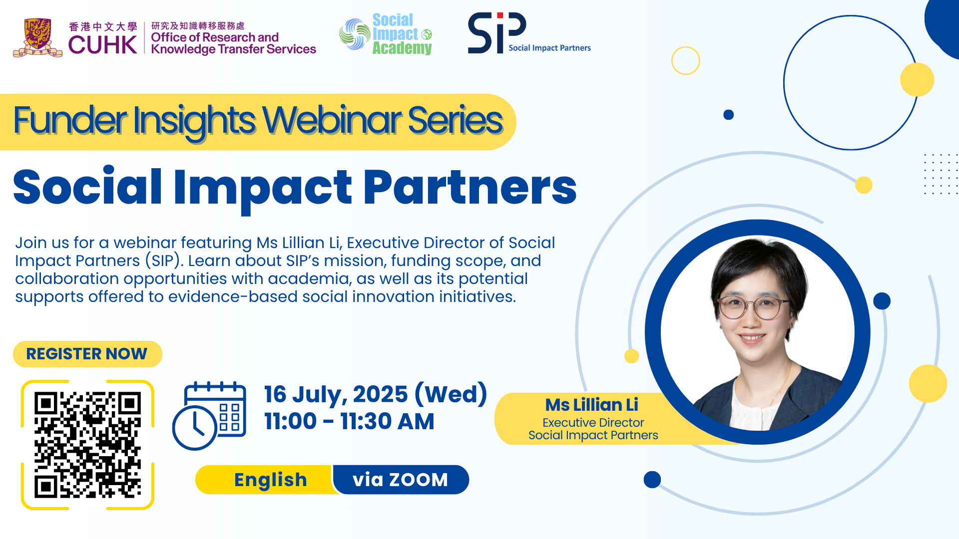 Funder Insights Webinar Series: Social Impact Partners